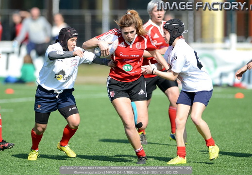 2016-03-20 Coppa Italia Seniores Femminile - ASRugby Milano-Pantere Piacenza Rugby (1-6)